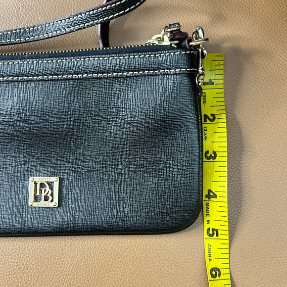 Dooney & Bourke Black Leather Wristlet - Picture 10 of 10